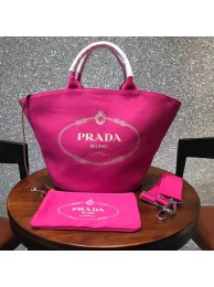 Prada fabric handbag 1BG163 rose JH05542eT55