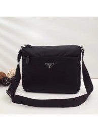 Prada Nylon and leather shoulder bag BT0421 black JH05467vj67