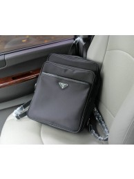 Prada nylon backpack 0665 black JH05719sz95