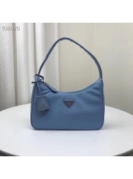 Prada Nylon tote bag 1NE515 light blue JH05173sj48