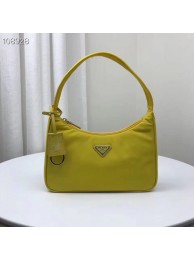 Prada Nylon tote bag 1NE515 yellow JH05177iZ32