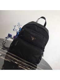 Prada Printed technical fabric backpack 2VZ025 black JH05093Lg61