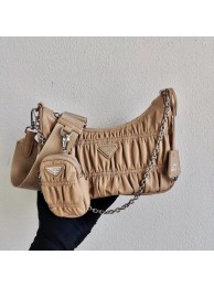 Prada Re-Edition 2005 leather bag 1BH20 Biscuits JH04889IZ26