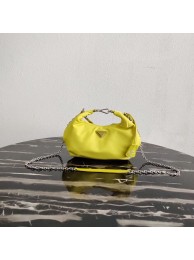 Prada Re-Edition 2005 nylon shoulder bag 1BH172 yellow JH05016kg81