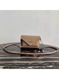 Prada Saffiano leather mini-bag 1BP020 apricot JH05032cJ39