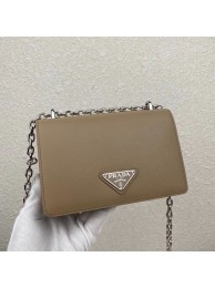 Prada Saffiano leather mini shoulder bag 2BD032 apricot JH04987um78