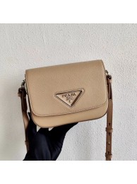 Prada Saffiano leather mini shoulder bag 2BD249 apricot JH04981Au34