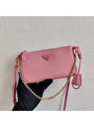 Prada Saffiano leather mini shoulder bag 2BH171 pink JH04975jk50