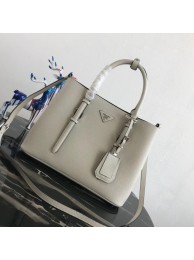 Prada Saffiano original Leather Tote Bag BN2838 white JH05268mB48