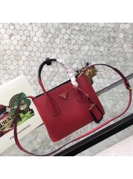 prada small saffiano lux tote original leather bag bn2754 red&black JH05624Bi78