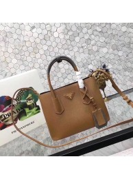 prada small saffiano lux tote original leather bag bn2754 tan&gray JH05633uF26
