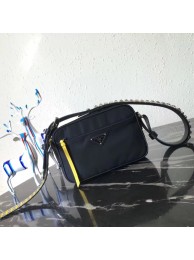 Prada Technical shoulder bag 1BC167 yellow JH05693gM31