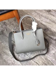 Prada tote bag BIBLIOTHEQUE SAFFIANO 1BG088 grey JH05582lu18