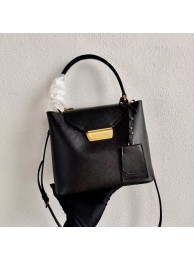 Replica 1:1 Prada Calf skin tote 1BN012 black JH05044YC47