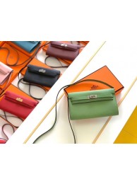 Replica AAAAA Hermes Original kelly espom leather to go woc Bag H4087 green JH01215st72