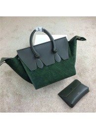 Replica Celine 2015 early spring new handbag 98314 dark green JH06415qj24