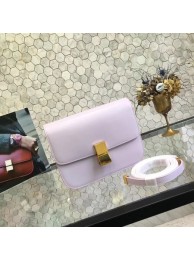 Replica Celine Classic Box Small Flap Bag Calf leather 5698 Lilac JH06158GC56