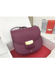 Replica Celine Compact Trotteur Cattle leather Mini Shoulder Bag 1268 wine JH06181jE50
