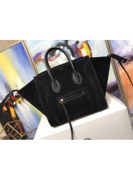 Replica Celine LUGGAGE PHANTOM Tote Bag 3372 black JH06281bO20
