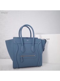 Replica CELINE MICRO LUGGAGE HANDBAG IN LAMINATED LAMBSKIN 167793-22 JH05880ap60