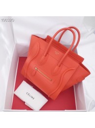 Replica CELINE MICRO LUGGAGE HANDBAG IN LAMINATED LAMBSKIN 167793-5 JH05897mL47