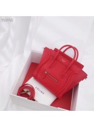 Replica CELINE NANO LUGGAGE BAG IN LAMINATED LAMBSKIN 189244-11 JH05914HV92