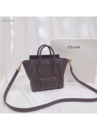 Replica CELINE NANO LUGGAGE BAG IN LAMINATED LAMBSKIN 189244-14 JH05911QT16