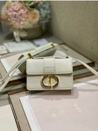 Replica Designer DIOR 30 MONTAIGNE BAG Calfskin mini M9204U Beige JH06764uT54