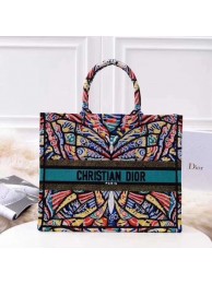 Replica Designer DIOR BOOK TOTE BAG VAN GEBORDUURD CANVAS M1286ZBD JH07354uT54