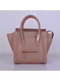 Replica Fashion Celine Luggage Micro Tote Bag Original Leather 8802-3 Light Pink JH06330Wi77
