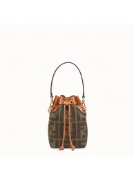 Replica FENDI MON TRESOR Mini bag in green canvas 8BS010 JH08535an47