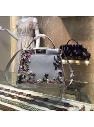 Replica Fendi PEEKABOO Tote Bag 35790 grey JH08622Aj18