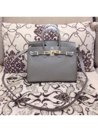 Replica Hermes Birkin H25 litchi grain dark gray JH01776Ix48