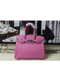Replica Hermes Birkin H35 new model lizards pink gold(silver) JH01772Aj18