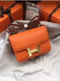 Replica Hermes Constance Bag Epsom calfskin H0713 orange JH01510rH96