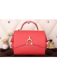 Replica Hermes kelly 35CM stirrup top handle bag 30560 red JH01757pe68