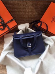 Replica Hermes Original Halzan mini bag H069523 blue JH01421QT16