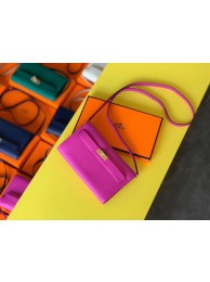 Replica Hermes Original kelly espom leather to go woc Bag H4087 Purplish red JH01209EX20