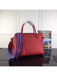 Replica Prada calf leather bag 1BA157 red JH05568GC56