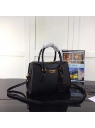 Replica Prada Calf leather Tote Bag 1BH093 black JH05676Ix48