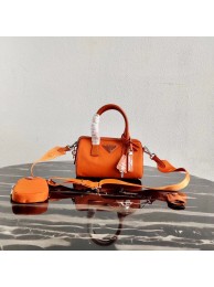 Replica Prada Re-Edition 2005 top-handle bag 1PR846 orange JH05012eG43