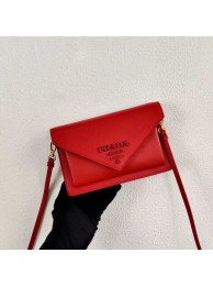 Replica Prada Saffiano leather mini-bag 1BP020 red JH05038lx86