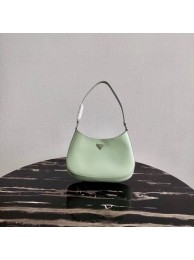 Replica Prada Saffiano leather shoulder bag 2BC499 green JH04932UD97