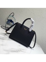 Replica Prada saffiano lux tote original leather bag bn4458 black JH05591jE50