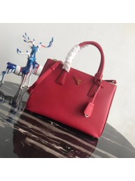 Replica Prada Saffiano original Leather Tote Bag 1BA1801 red JH05281vf92