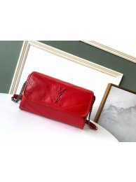 Replica SAINT LAURENT Niki leather belt bag 577124 red JH07852ho28