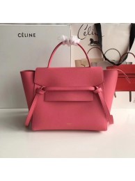 Replica Top Celine Belt Bag Origina Leather Tote Bag A98311 rose JH06198Zf62