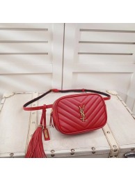 SAINT LAURENT Cowhide Pocket 534817 red JH08014DV39