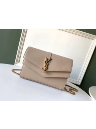 SAINT LAURENT leather shoulder bag 36959 apricot JH07893fw56