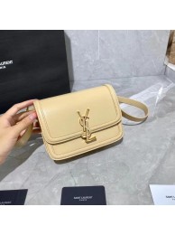 SOLFERINO SMALL SATCHEL IN BOX SAINT LAURENT LEATHER 63430 Beige JH07739Qu69